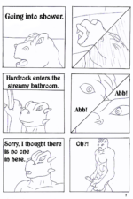 EXTREME DINOSAURS<br>
Accident in the showers - Page 01 Page 01