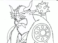 Digimon - Vikemon [Kiriban] (C)