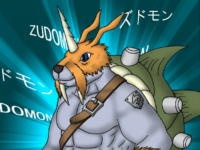 Digimon - Zudomon [Kiriban] (Color)