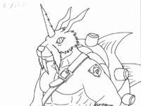 Digimon - Zudomon [Kiriban] (Color)